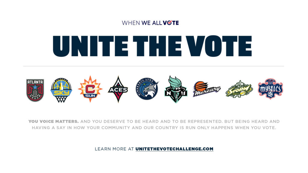 Atlanta Dream Join WNBA Teams to “Unite the Vote”