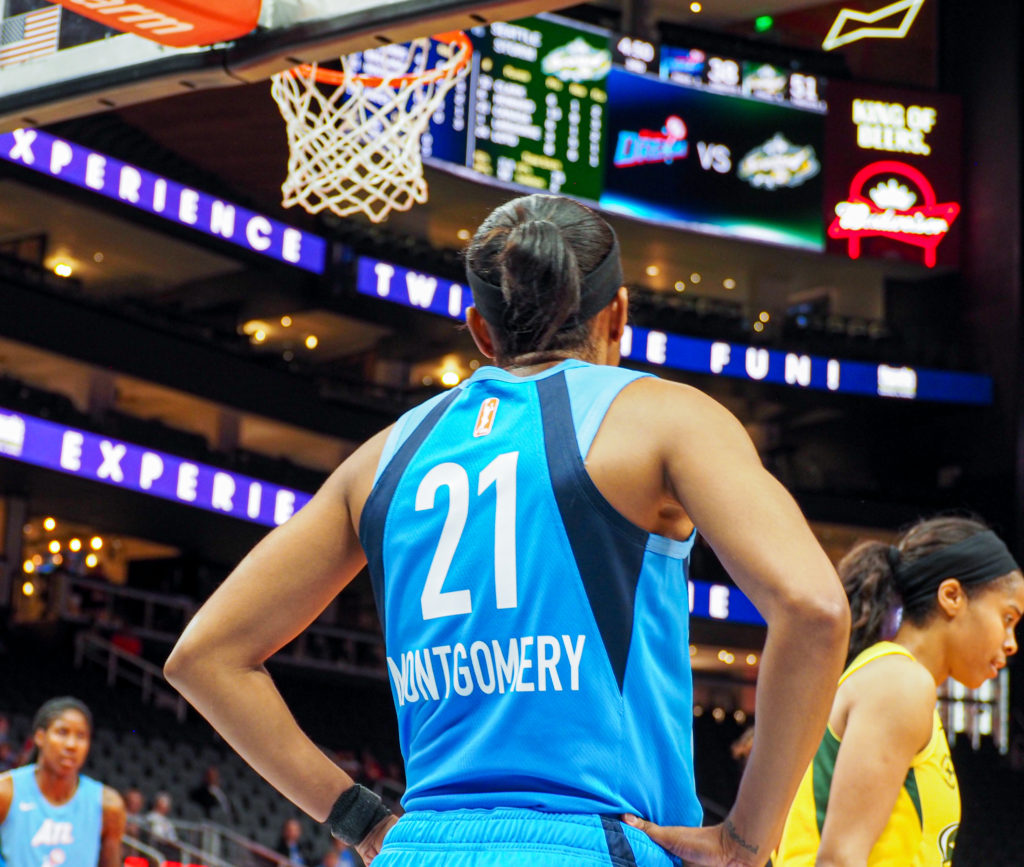 WNBA Atlanta Dream Renee Montgomery retires