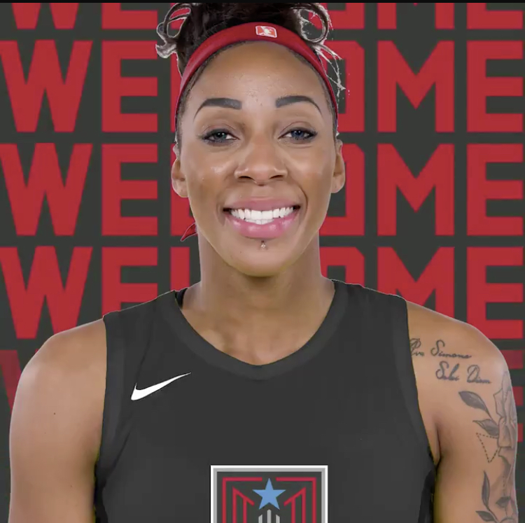 Two-time WNBA All-Star Glory Johnson inked a deal with the Dream