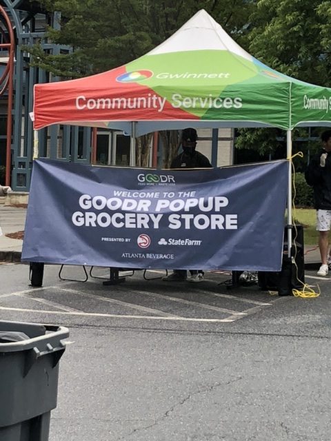 Hawks, Goodr, and State Farm®, in Partnership with Gwinnett County Parks and Recreation, to Host Eighth Pop-up Grocery Store