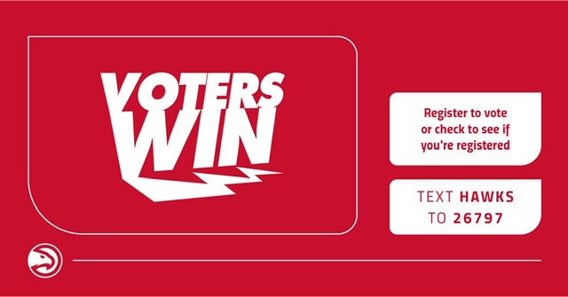 Atlanta Hawks Announce ‘Voters Win’ Competition With Golden State Warriors And Los Angeles Clippers