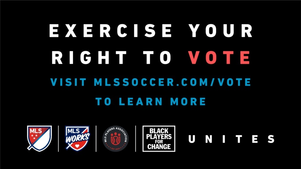 MLS, Black Players for Change and MLS Players Association Team Up to Launch MLS Unites to Vote
