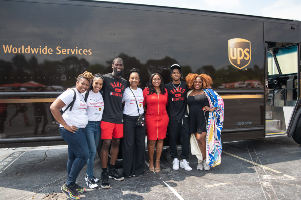 HAWKS AND UPS PARTNER WITH GOODR TO PROVIDE GROCERIES AND BOOKS TO MORE THAN 300 FAMILIES