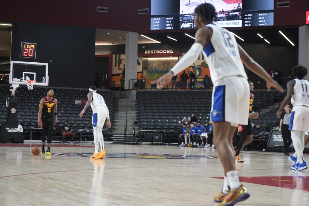 Photo courtesy @shampalefenessa :The College Park Skyhawks (1-1) fell to the Lakeland Magic (1-1), 131-116, in a rematch of Saturday’s matchup that ended with a Skyhawks 124-96 victory.