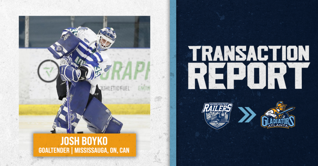 Glads acquire goaltender Josh Boyko