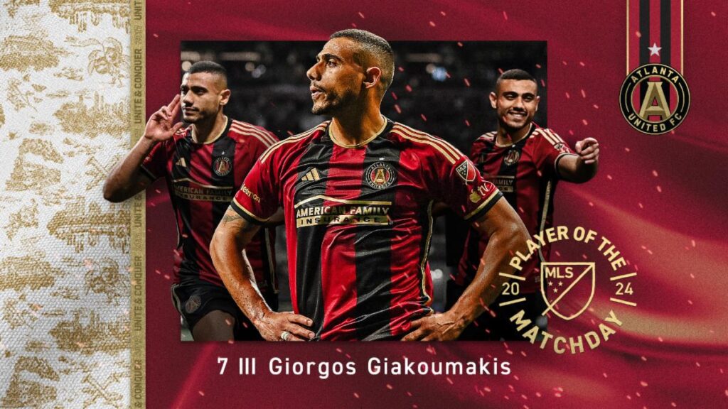 Greek Hero Giakoumakis voted MLS Player of the Matchday for Historic Hat Trick