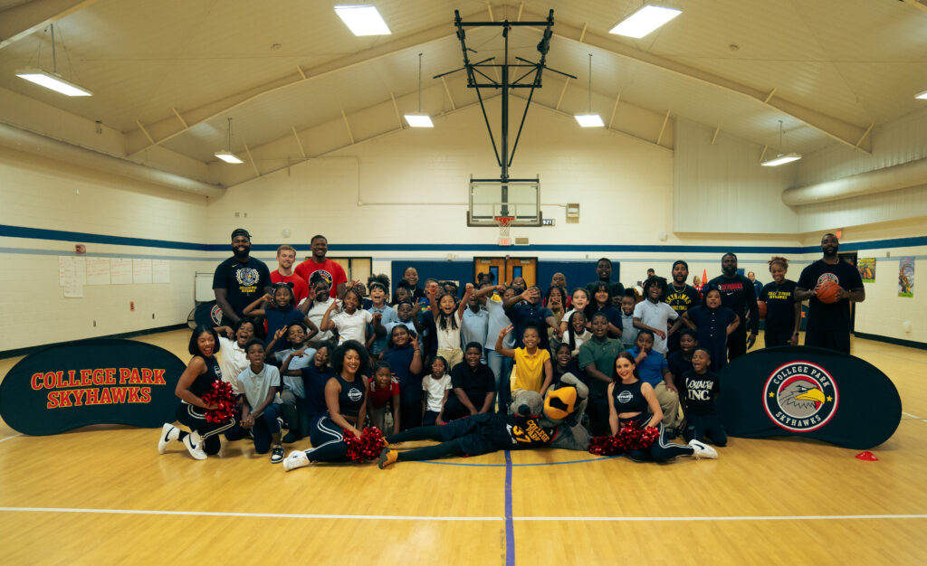 College Park Skyhawks Tip Off Basketball Season with Community Engagement Event at West Clayton Elementary