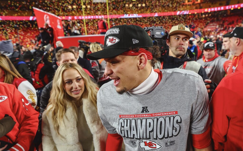 Patrick Mahomes #15 of the Kansas City Chiefs celebrates on championship Sunday after defeating the Buffalo Bills at Arrowhead Stadium on January 26, 2025 in Kansas City, Missouri. (Photo screenshot on @KansasCityChiefs X page). Copyright Disclaimer: I do not own the rights to the photograph(s) or video(s) used in this post. Under Section 107 of the Copyright Act of 1976, allowance is made for "fair use" of photographs for purposes such as parody, criticism, commentary, news reporting, education, and research.