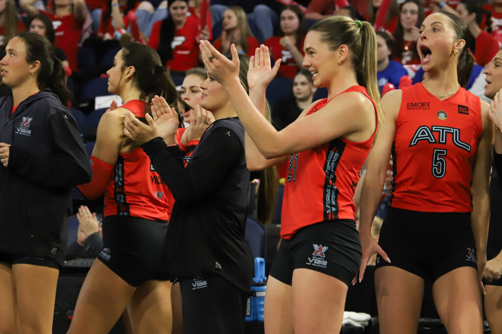 Atlanta Vibe Outlast Vegas Thrill in Five-Set Battle, Secure Seventh Win of the Season