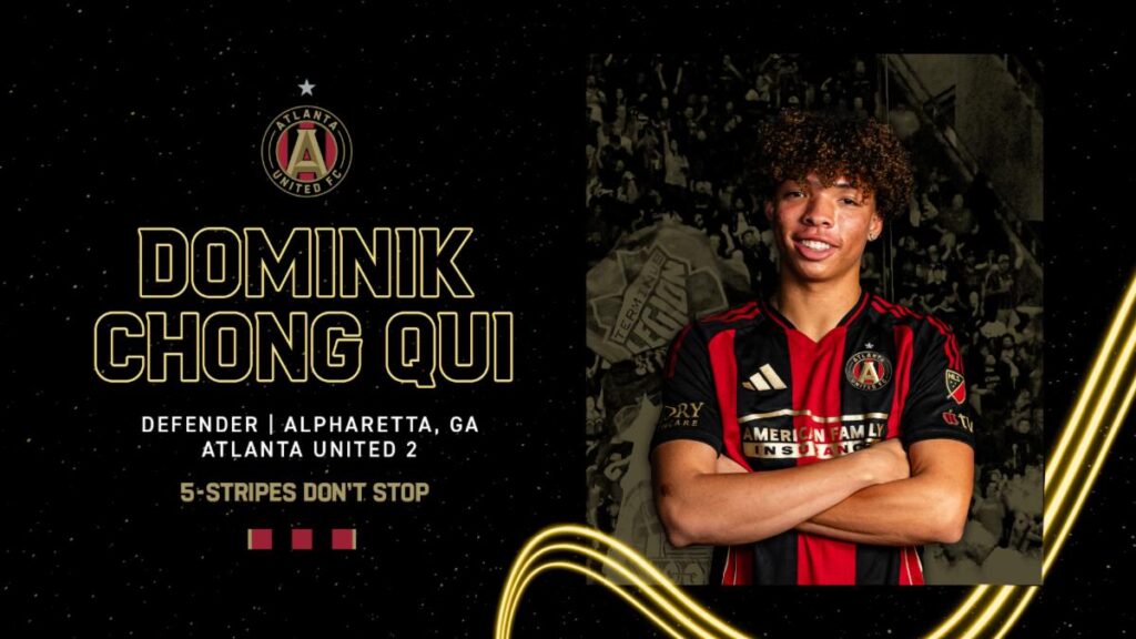 Atlanta United Signs Dominik Chong Qui to Homegrown Deal Through 2028