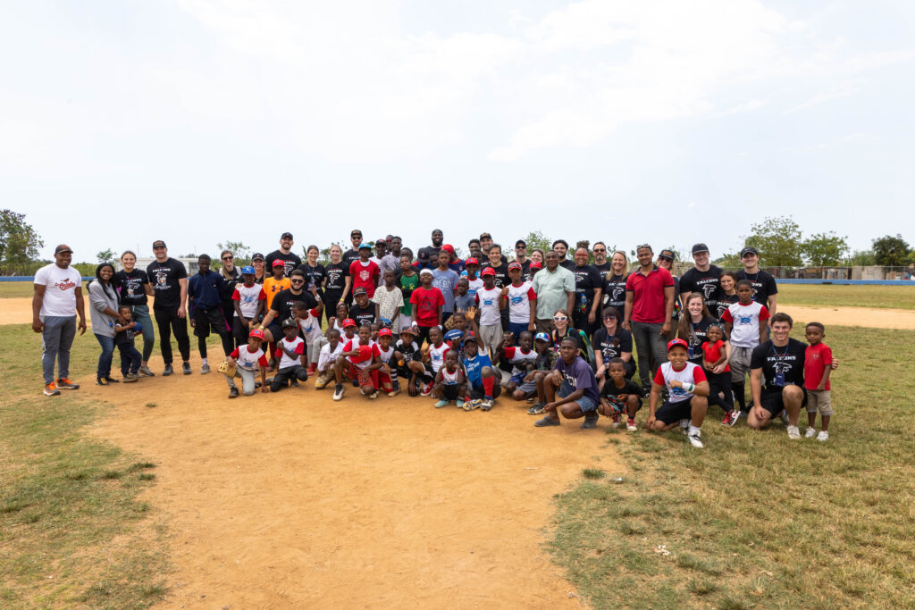 Bradley Pinion Leads Falcons Delegation to Dominican Republic with Compassion International