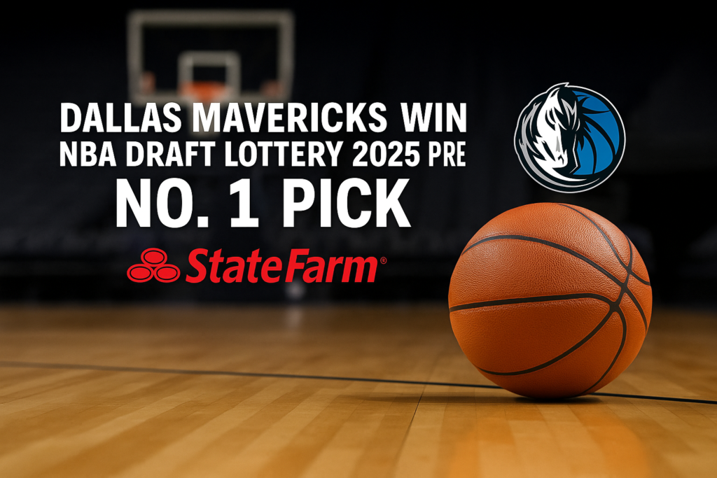 Dallas Mavericks Win 2025 NBA Draft Lottery Presented by State Farm®, Secure No. 1 Pick