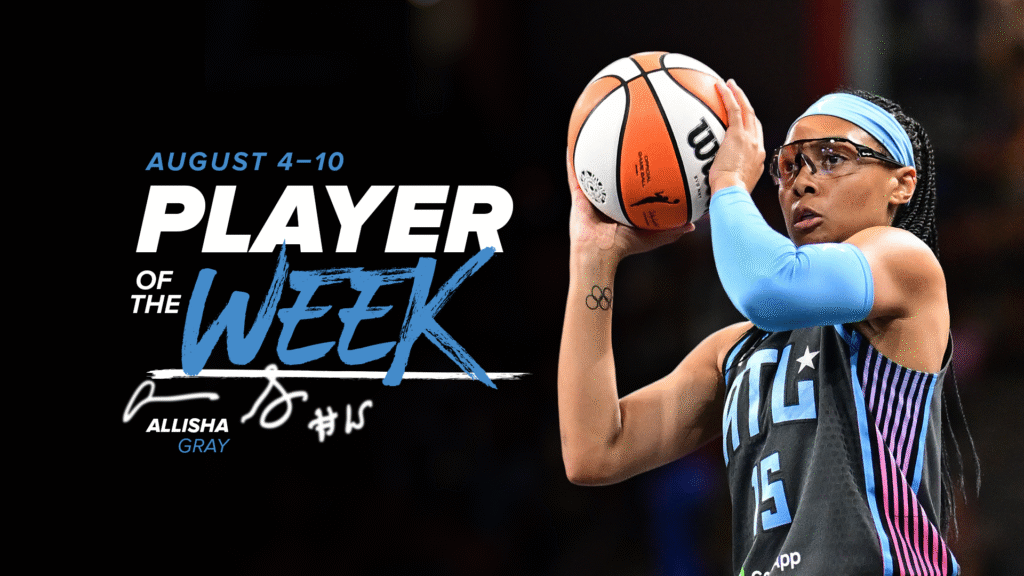 Allisha Gray Named WNBA Eastern Conference Player of the Week