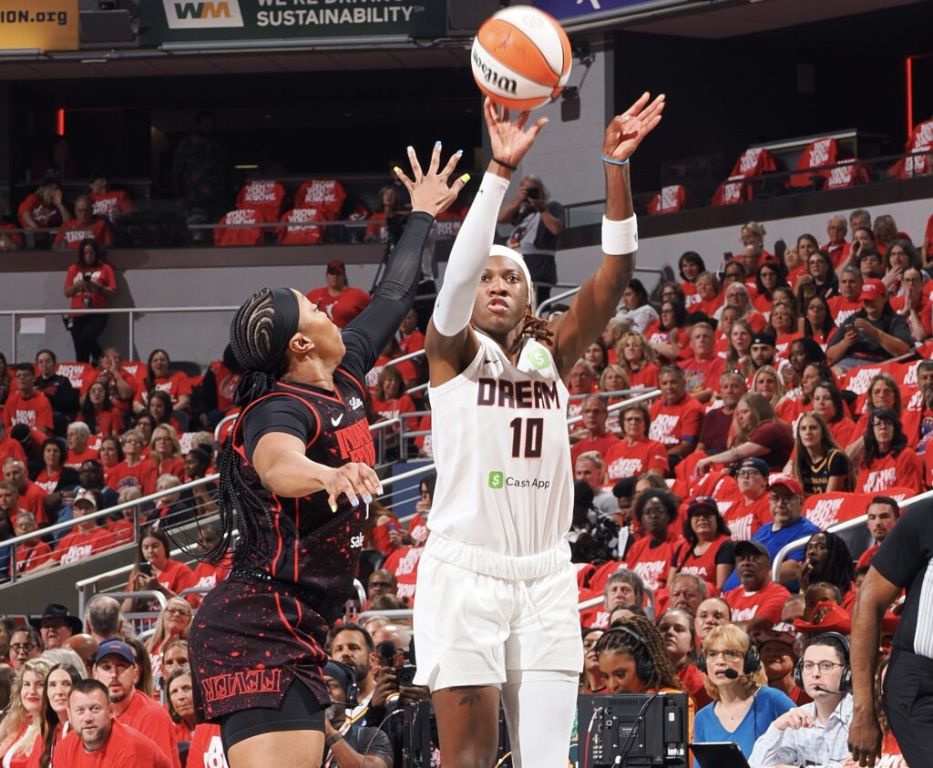 Dream Fall in Game 2, Series Heads Back to Atlanta Tied 1–1