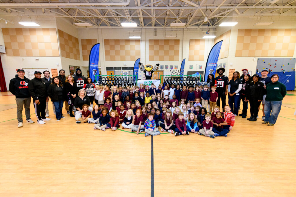 Falcons Bring Learn-to-Ride Program to Metro Atlanta Schools