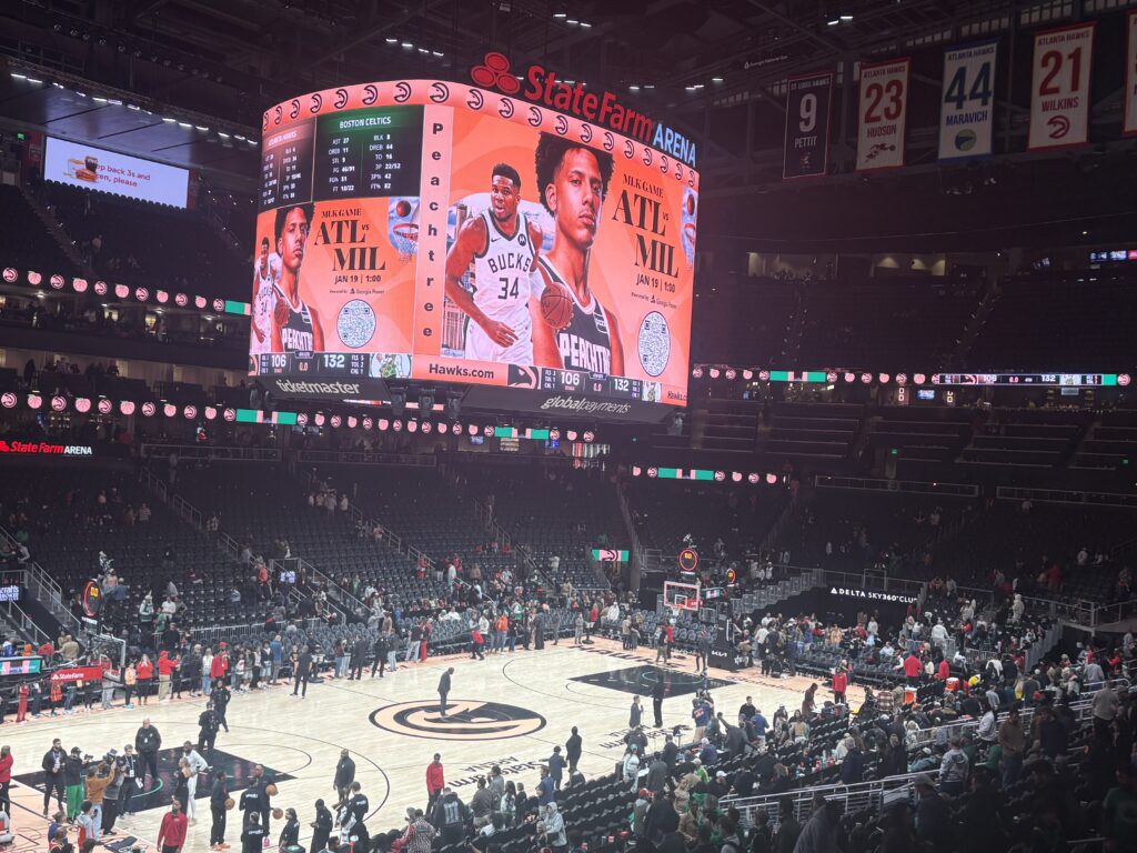 Hawks Stay Hot From Deep, But Fall 106-132  to Boston