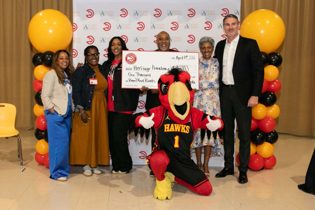 Hawks Celebrate Heritage Academy’s Back-to-Back Race2Read Win with Pep Rally