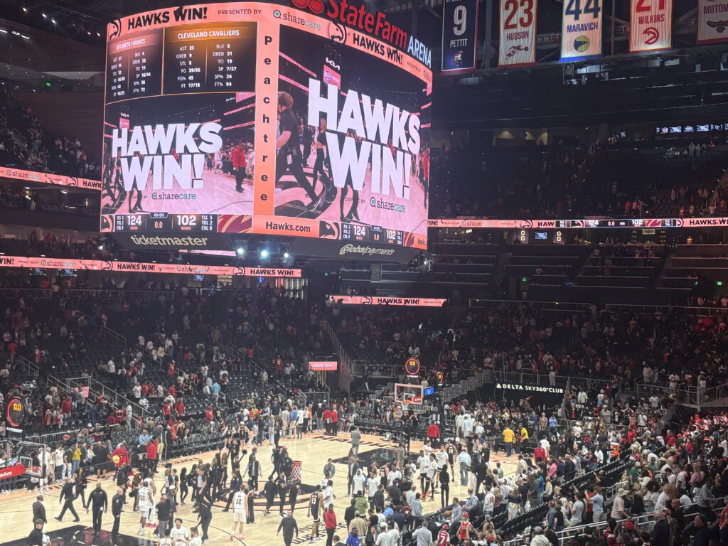 Hawks Clinch Playoff Berth with Dominant Win Over Cavaliers