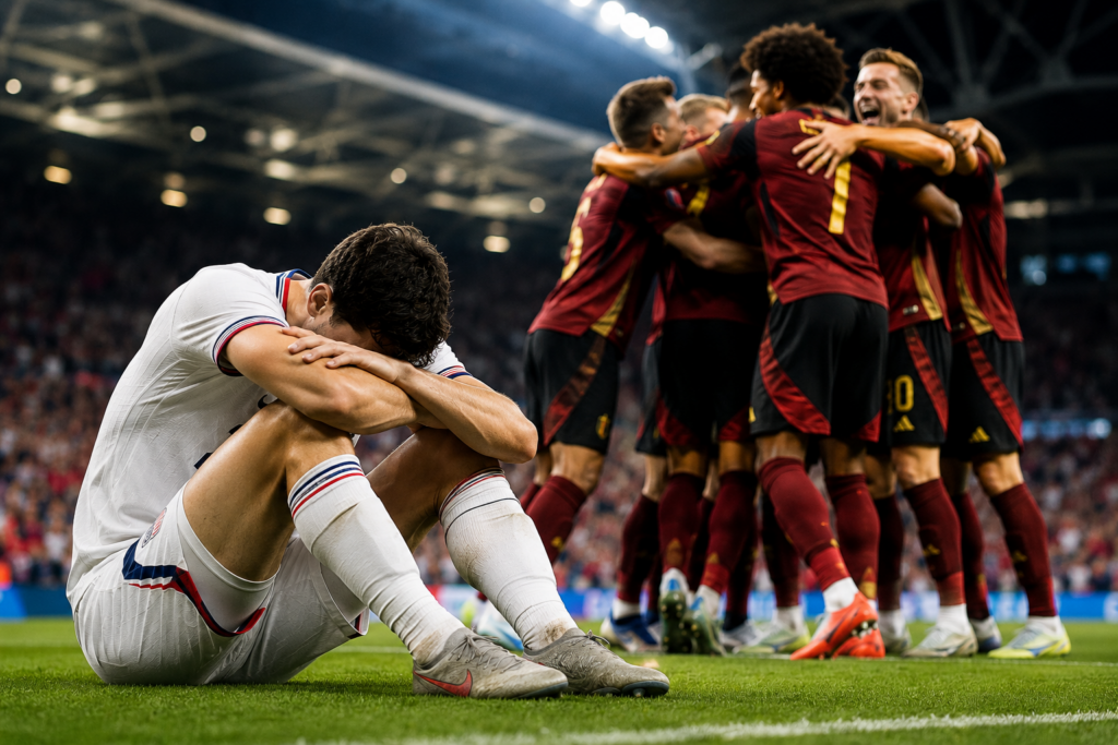 USA Heartbreak : Belgium Ends Americans’ World Cup Dream as Atlanta Hosts Round of 16 Showdown